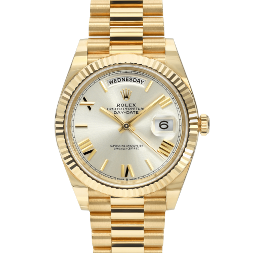 Rolex Day-Date 228238 Silver Roman